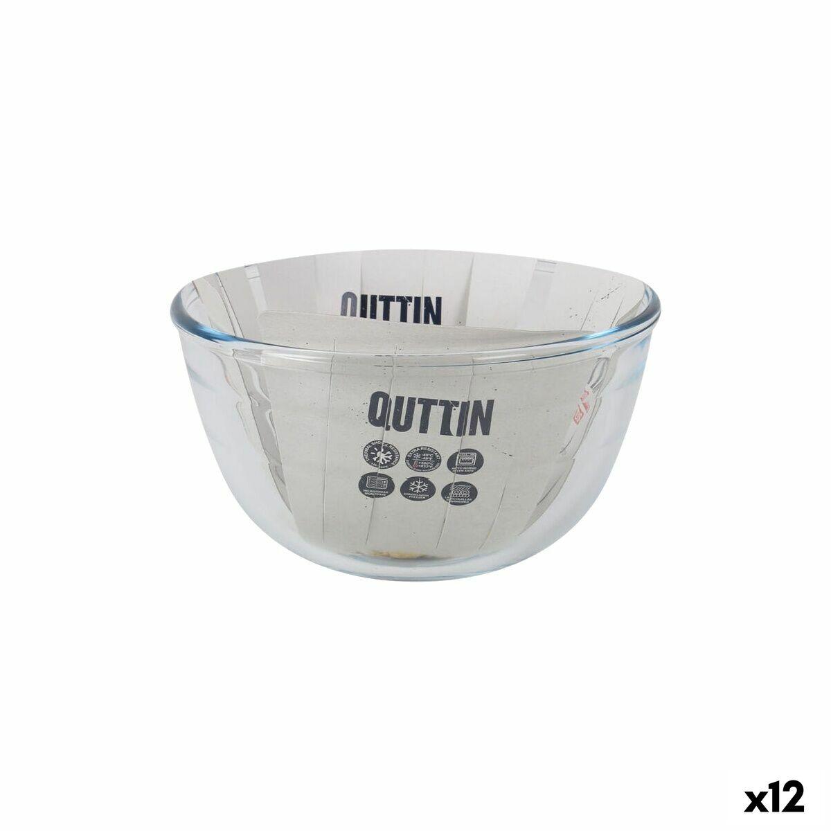 Quttin serveringsskål i glas 1,1 l - 17 × 17 × 10 cm (12 stk.)