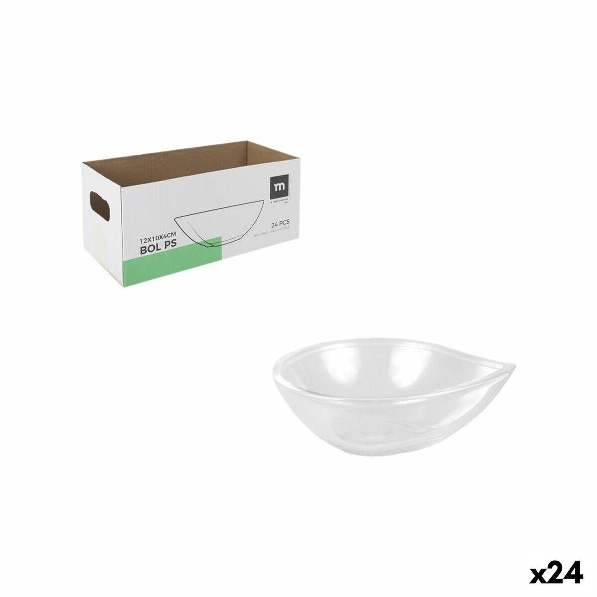 Snackskål - gennemsigtig 12 × 10 × 4 cm (24 stk.)