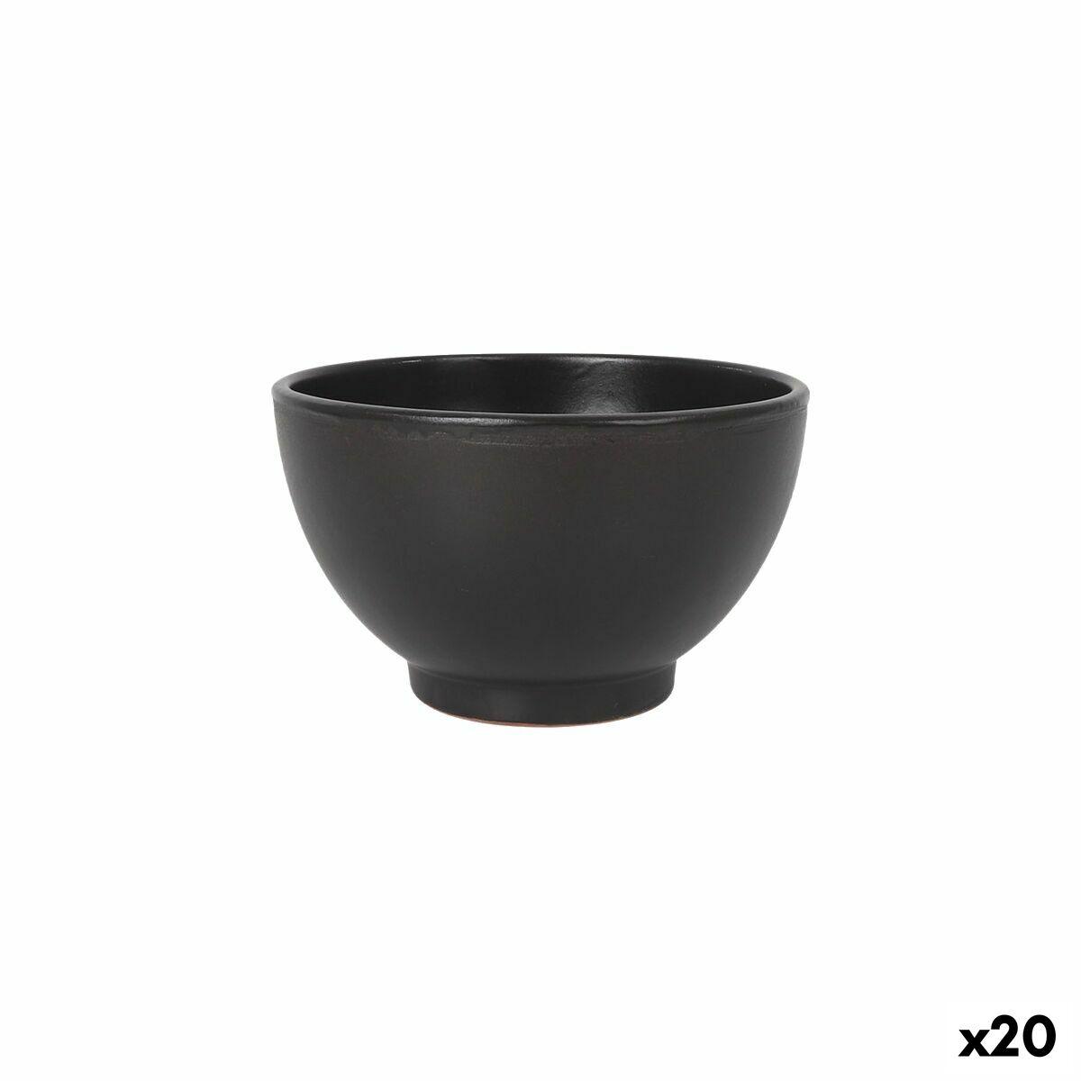 Azofra skål - Sort 15 x 15 x 9 cm (20 stk.)