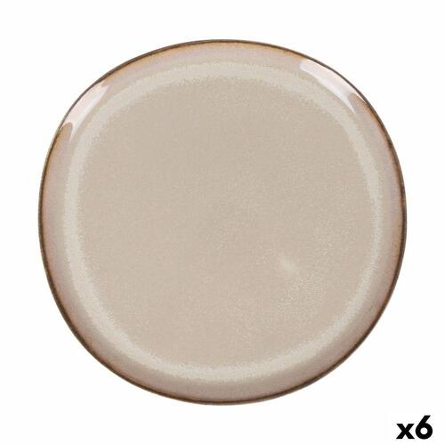 Desserttallerken Duomo Beige Ø 21 cm (6 enheder)