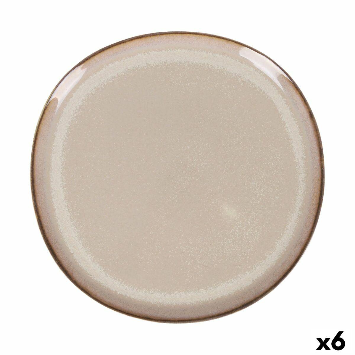 Desserttallerken Duomo Beige Ø 21 cm (6 enheder)