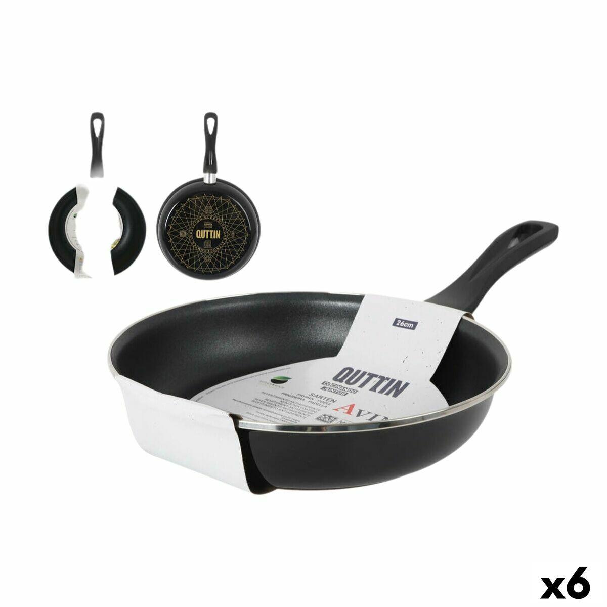 Stegepande Quttin Avin 26 cm - sort (6 enheder)