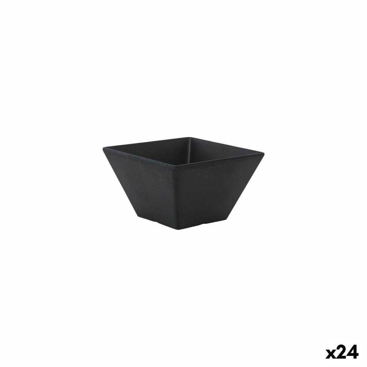 Snackskål 10 × 10 × 6 cm - sort (24 stk.)