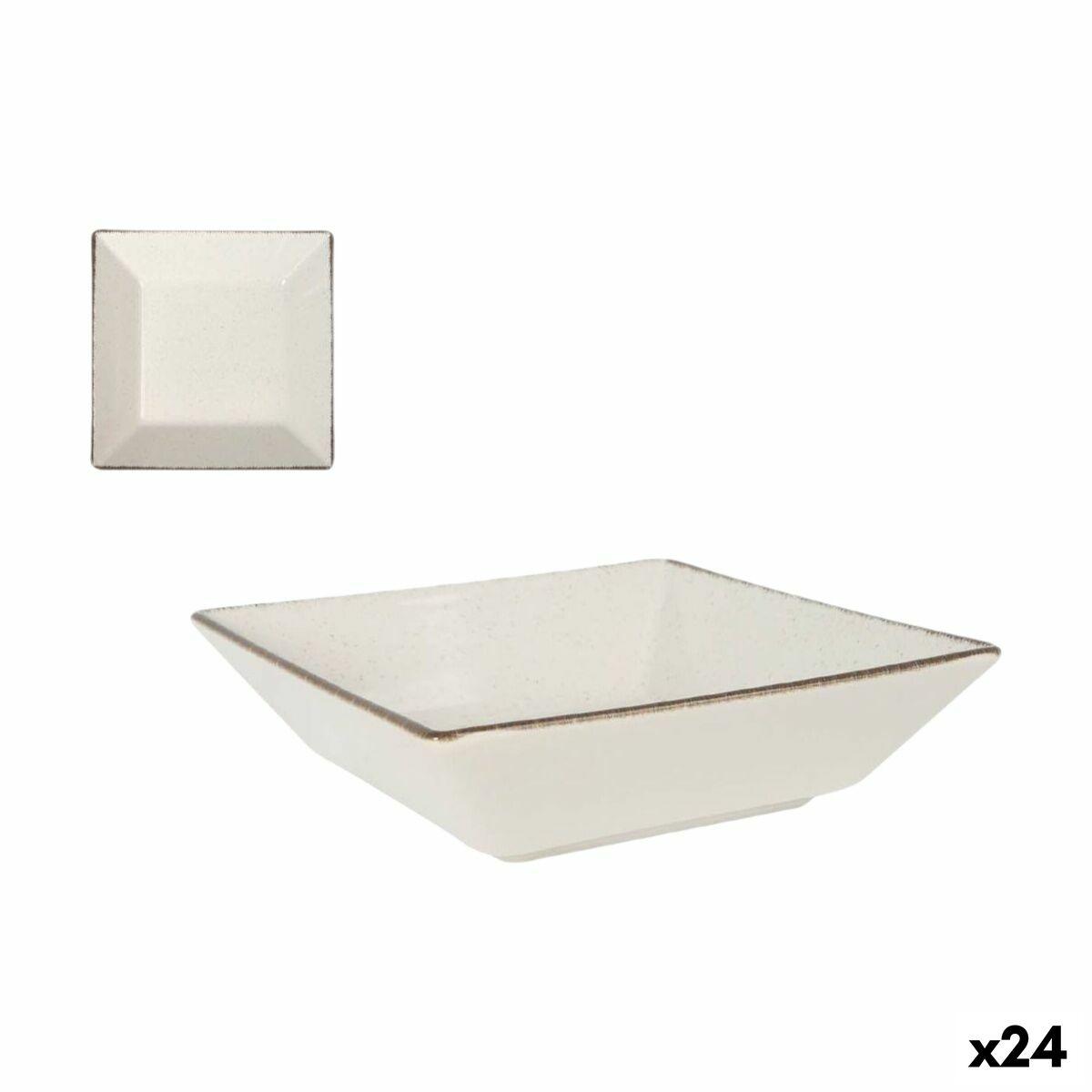 Anllo serveringsskål 18 × 18 × 5 cm - 24 stk, hvid