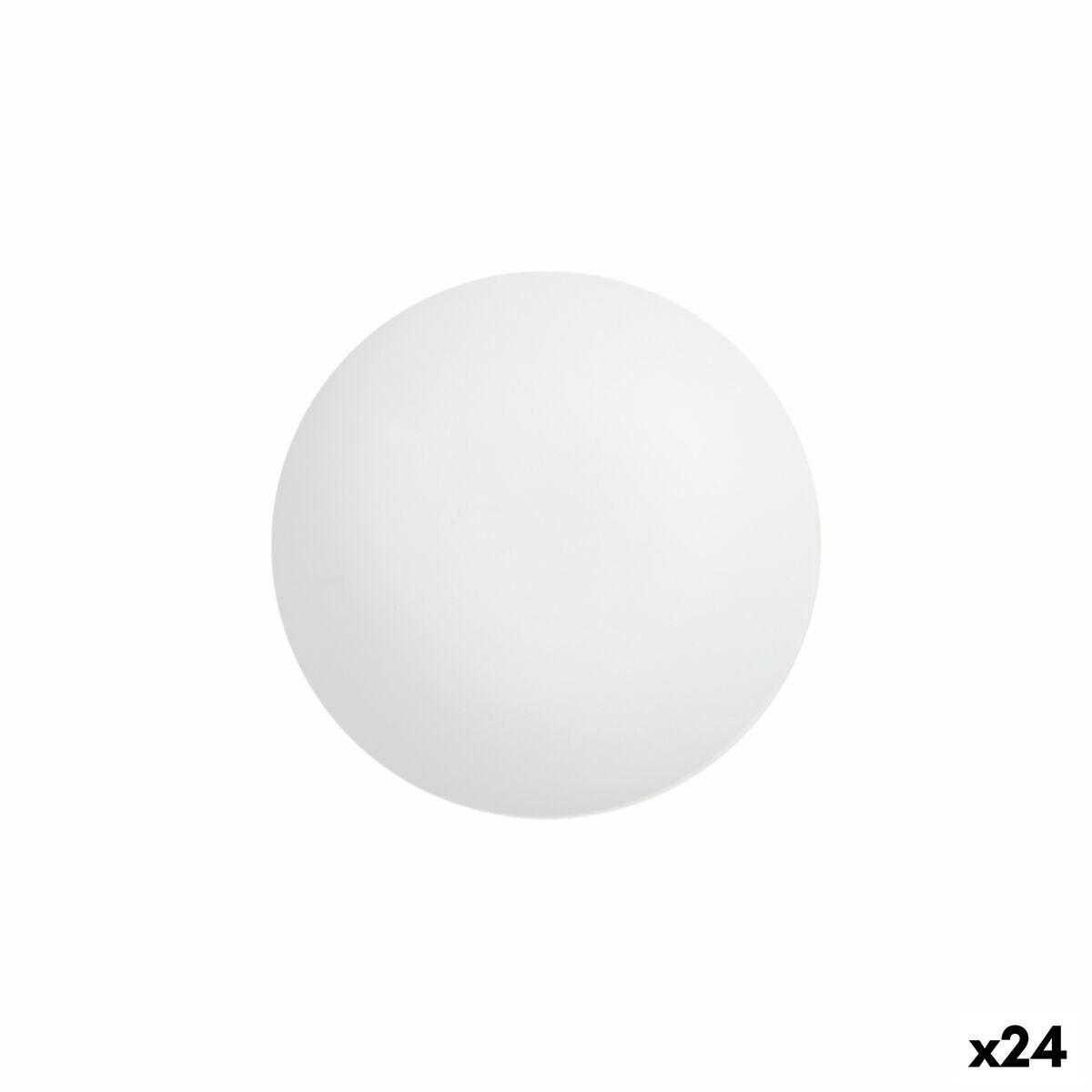 Dyb tallerken 21 × 5,3 cm - 24 stk., hvid, melamin