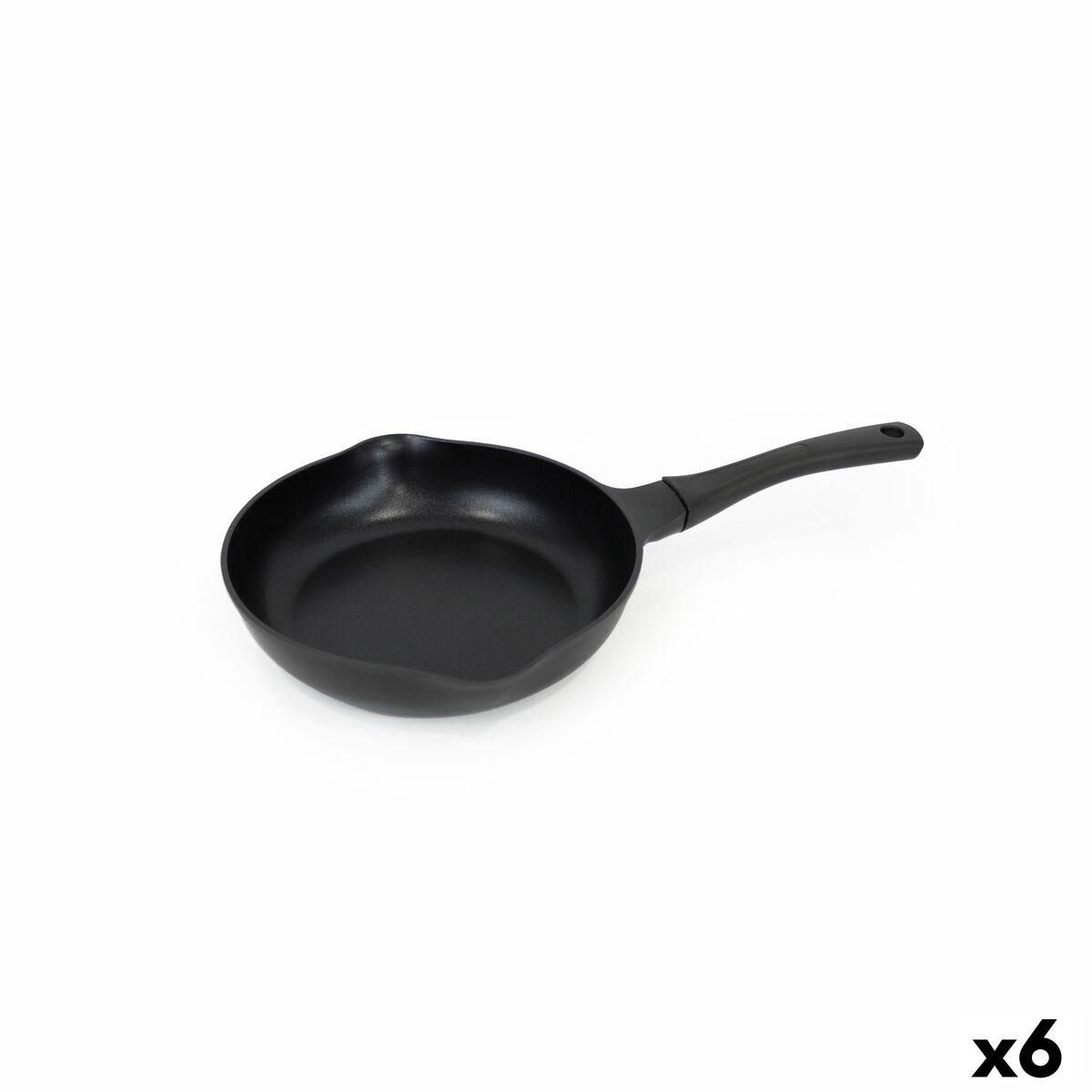 Quttin stegepande i aluminium - sort (6 enheder)