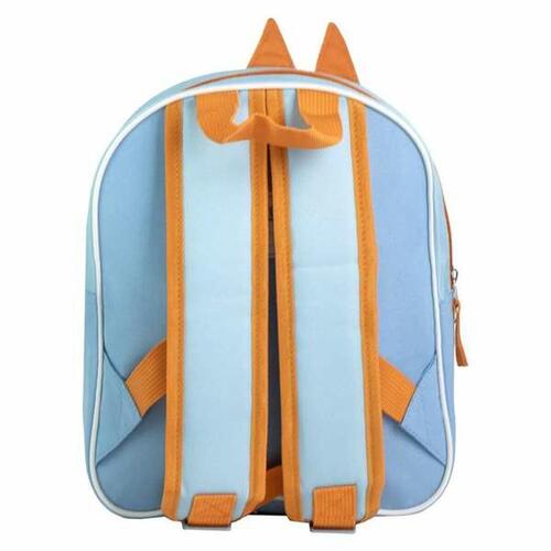 3D Skoletaske Bluey Blå