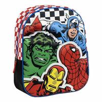 3D Skoletaske The Avengers Sort 25,0 x 31,0 x 10,0 cm