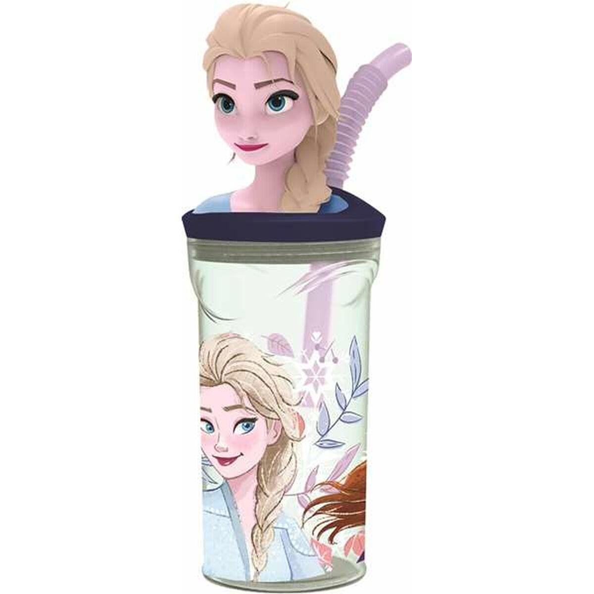 Frozen kop med sugerør - Snowy Tale, 360 ml