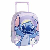 3D Skoletaske med Hjul Stitch Syren 25,0 x 31,0 x 10,0 cm