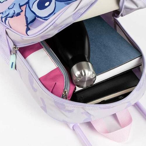 3D Skoletaske med Hjul Stitch Syren 25,0 x 31,0 x 10,0 cm