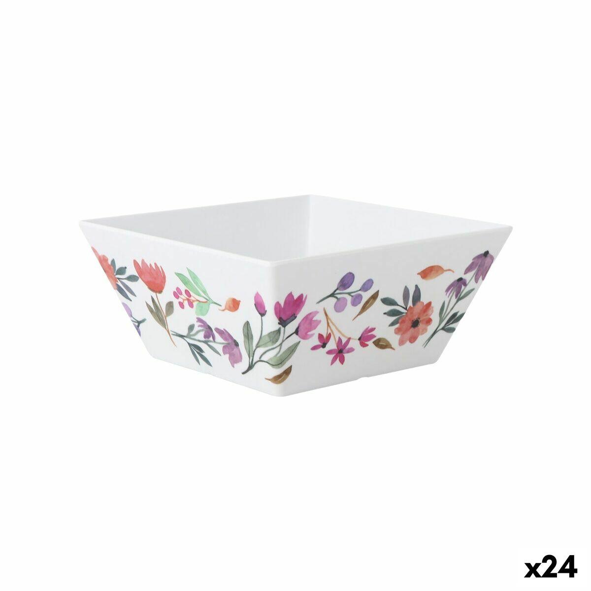 Snackskål Cvetlice 18 × 18 × 8 cm - 24 stk.