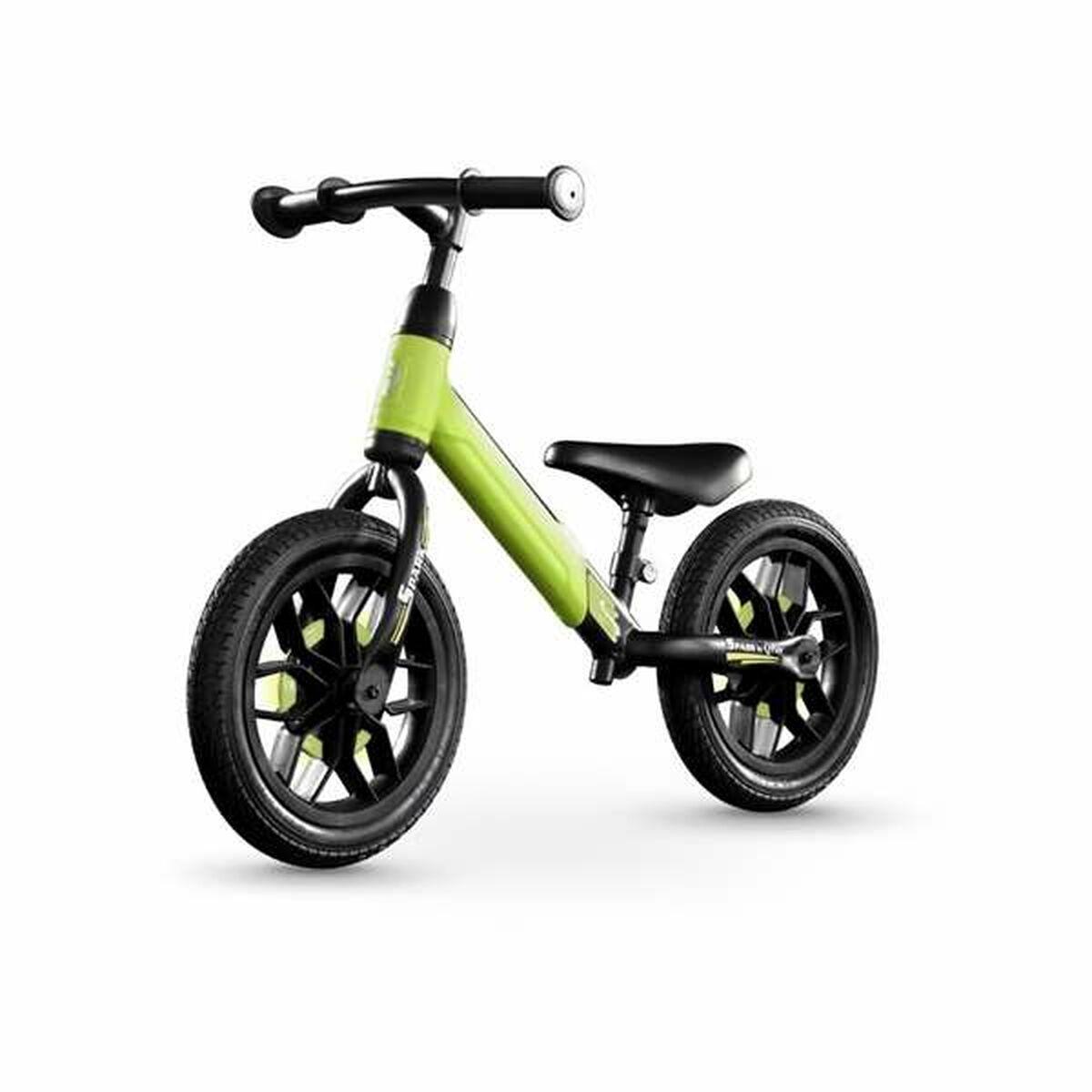 Ociotrends Spark løbecykel 12" - gul/grøn med LED-lys