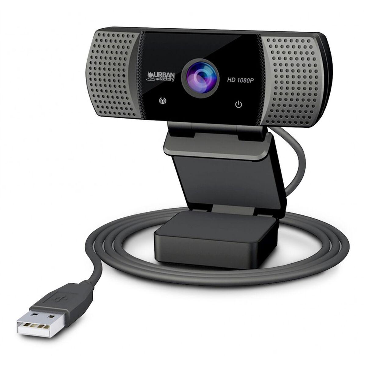 Urban Factory WHD20UF-V2 webcam - Full HD 1080p, sort