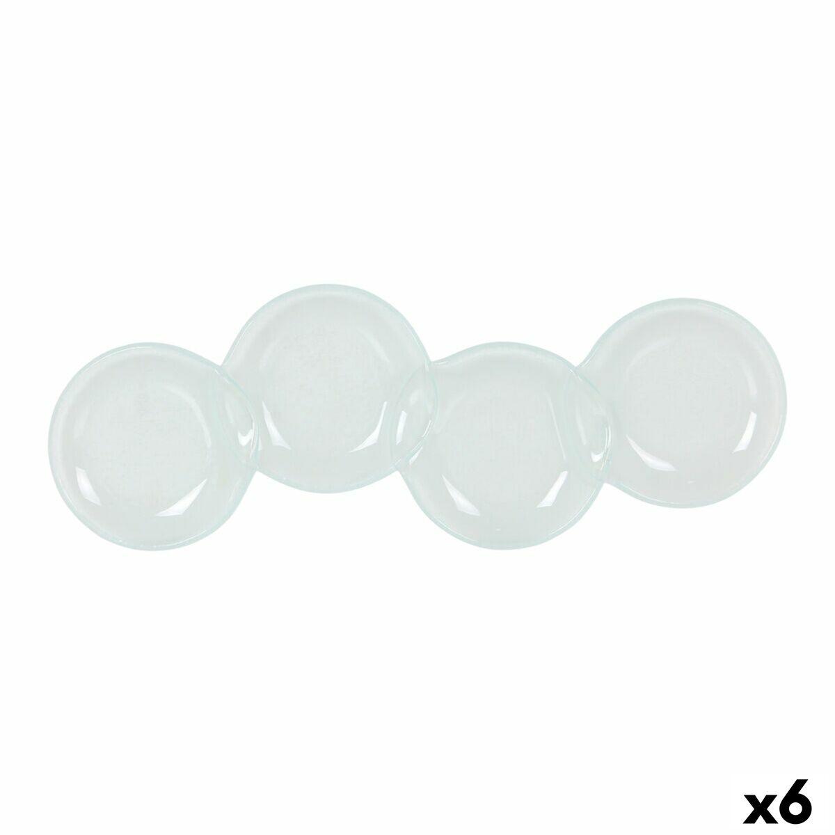 Snack bakke - gennemsigtig, 37 × 11 cm (6-pak)