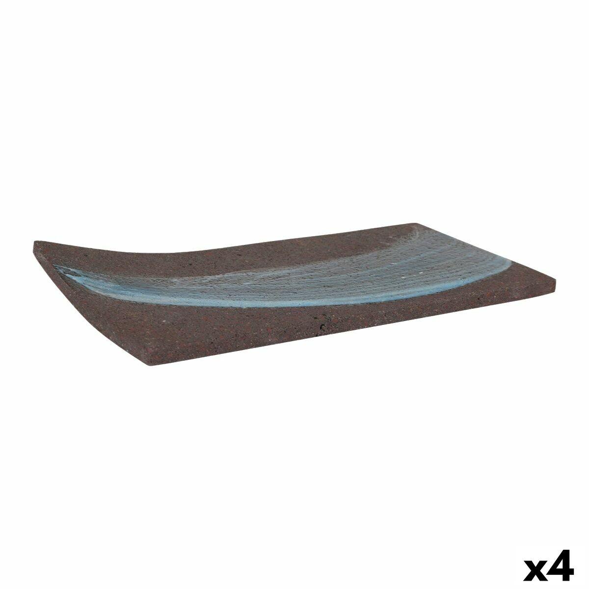 Pompeya snackbakke, rektangulær, grå - 30 × 35 cm (4 stk.)