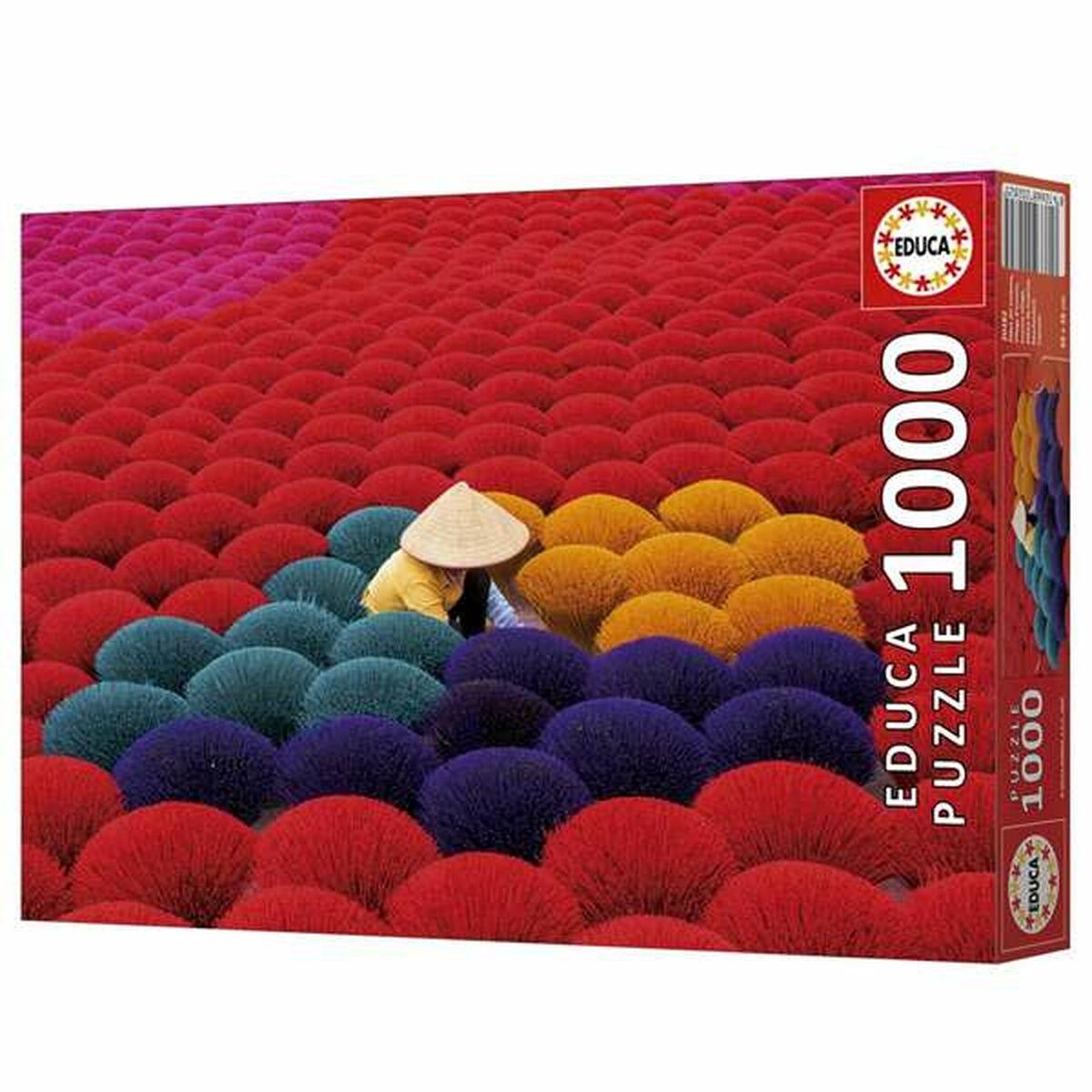 Puslespil 1000 brikker - Educa Incense Village, Vietnam