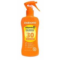 Solcreme spray Babaria Spf 30 200 ml D-vitamin