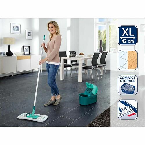 Gulvmoppe med spand Leifheit 55092