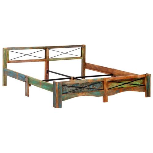 Sengestel 180x200 cm massivt genbrugstræ