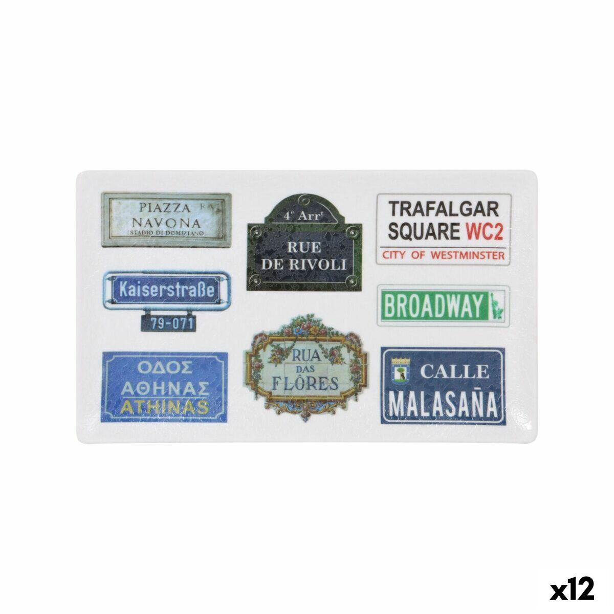 Korio serveringsbakke, hvid - 25 × 15 × 2 cm (12 stk.)