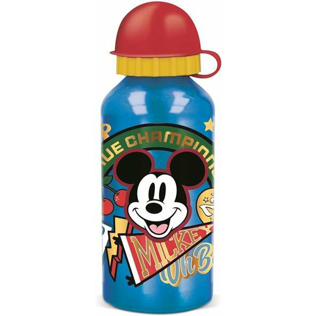 Mickey Mouse vandflaske i aluminium 400 ml - blå