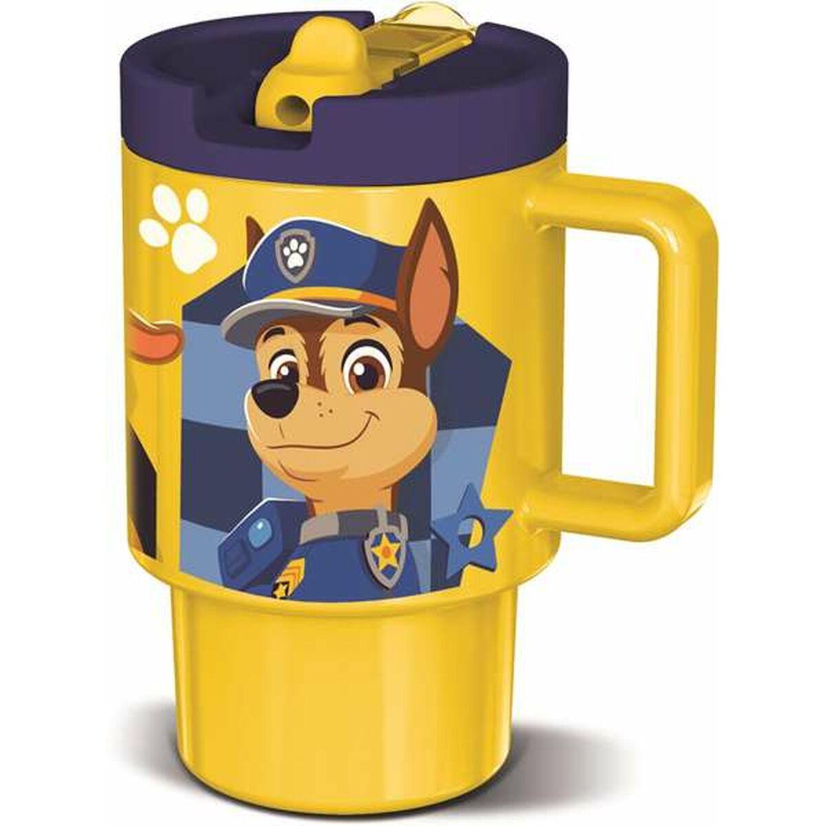 The Paw Patrol termokop med låg - Rescue Pups, 530 ml, gul