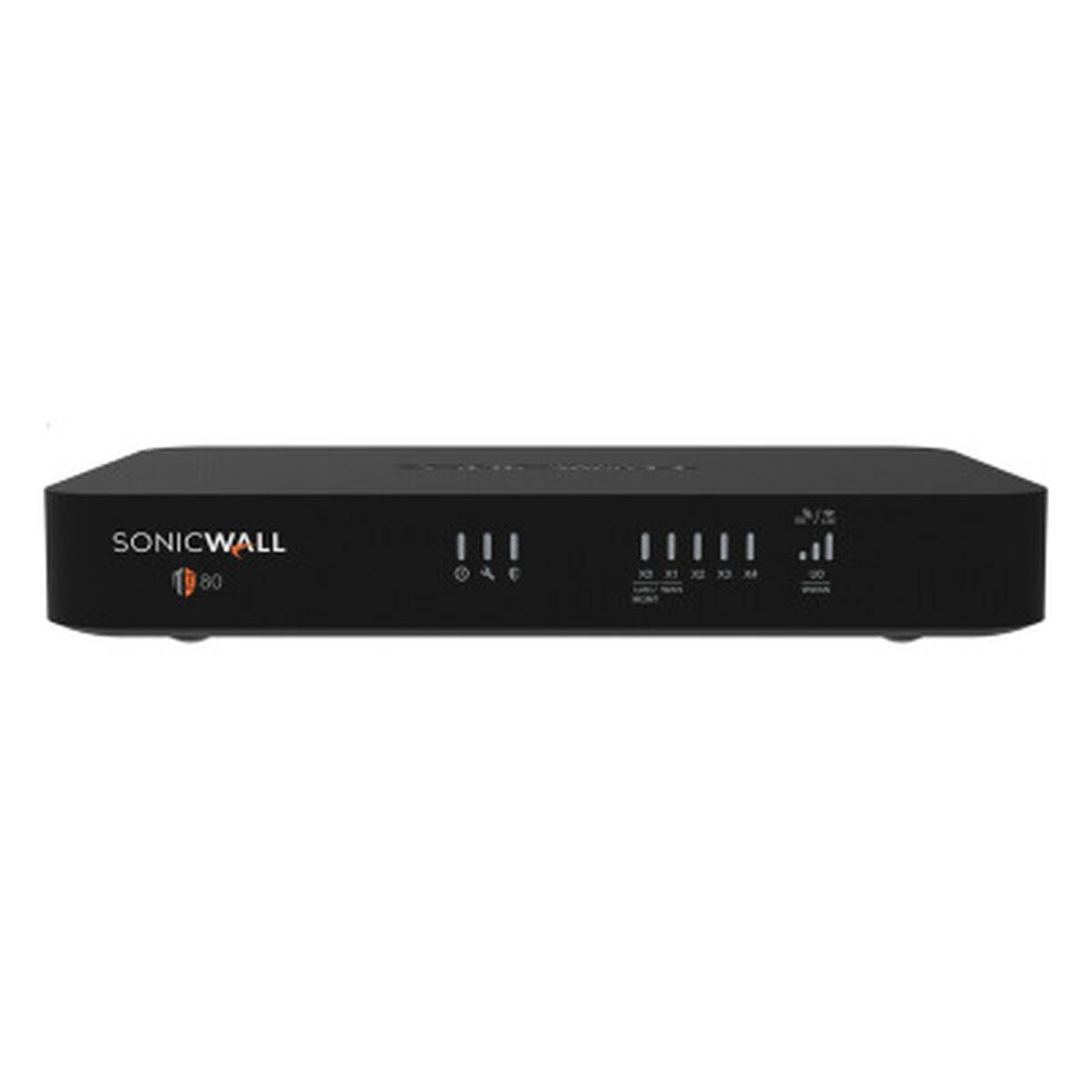 SonicWall TZ80 - professionel router med Ethernet WAN og 4x RJ45 LAN billede
