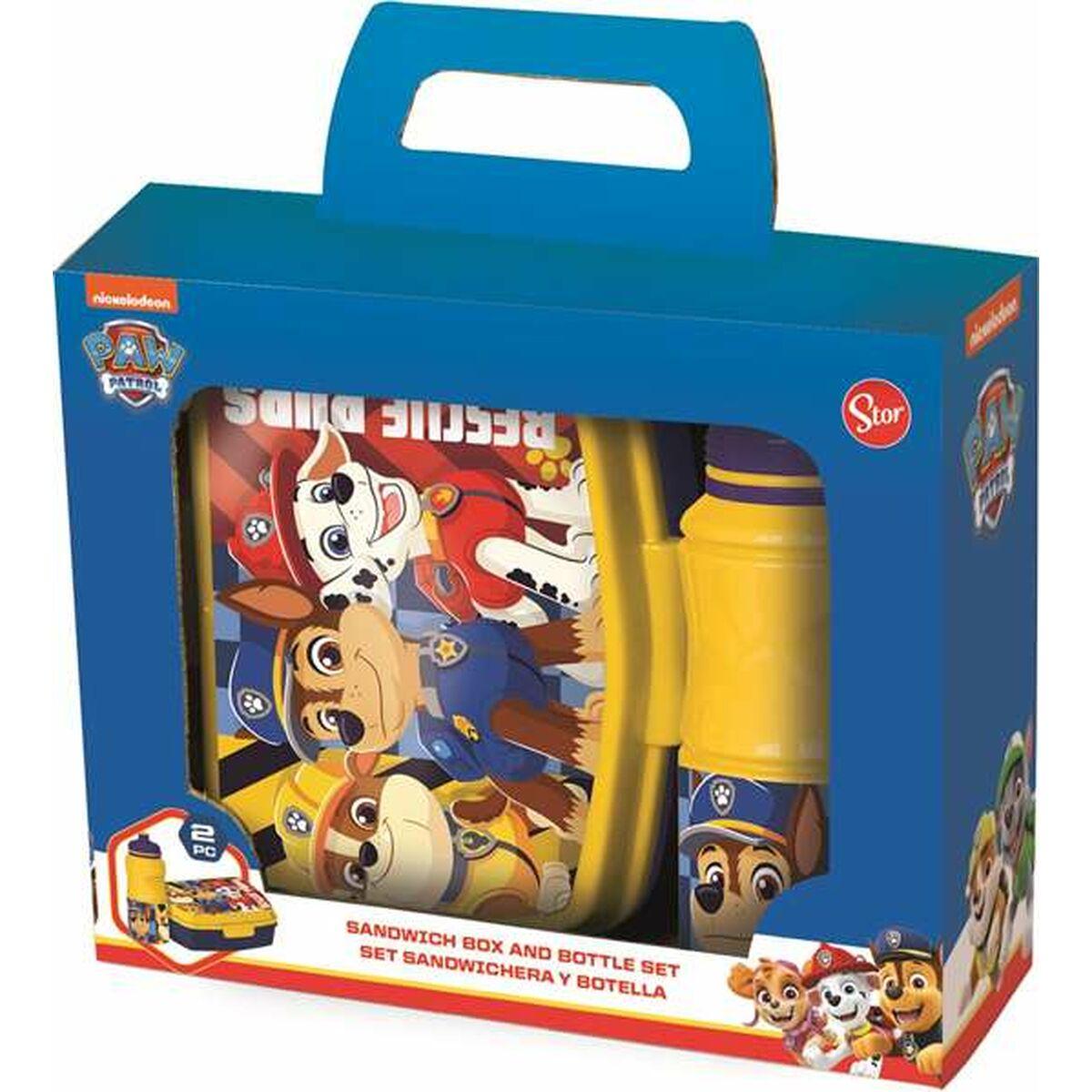 The Paw Patrol madkasse med vandbeholder - Rescue Pups (2 dele)
