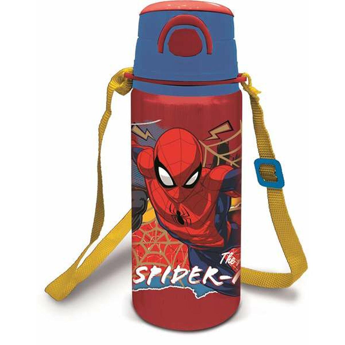 Spider-Man vandflaske i aluminium 730 ml - rød