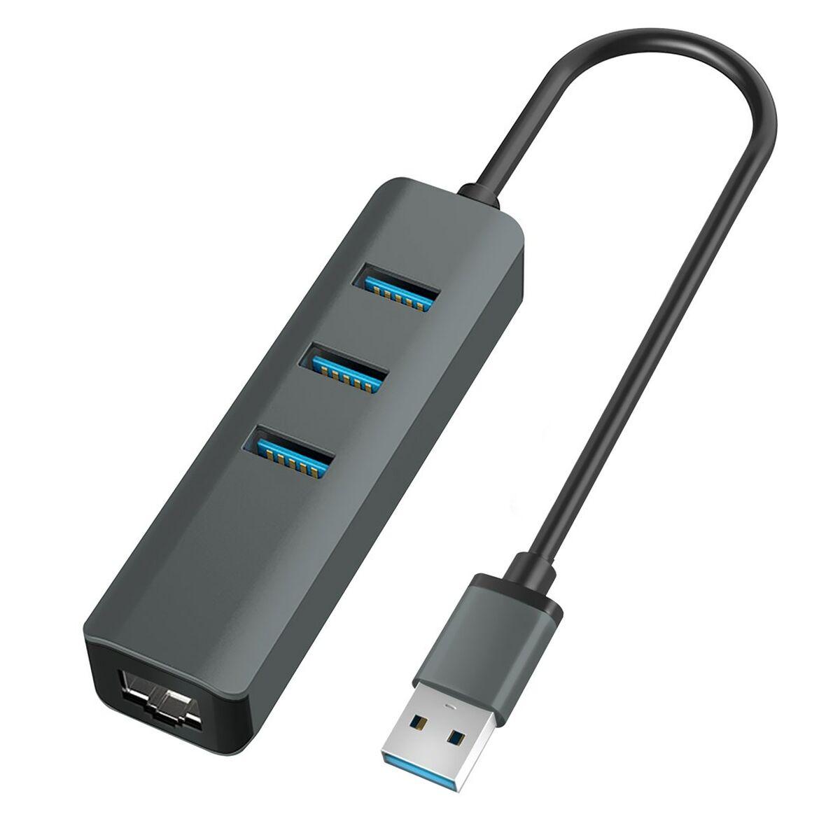 USB Hub Vakoss TC-4502X Grå