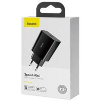 Vægoplader Baseus Speed Mini Sort 20 W
