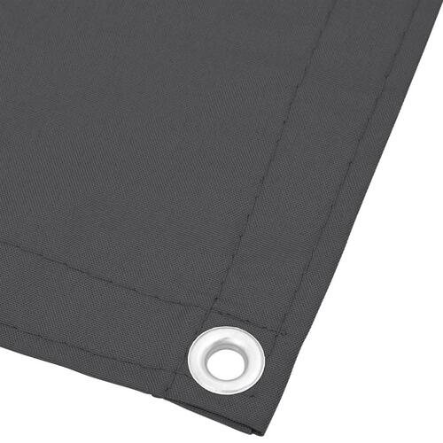 Altanafskærmning 75x700 cm 100 % polyester antracitgrå (OUTLET A)