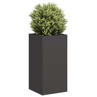 Plantekasse 40x40x80 cm koldvalset stål sort
