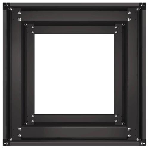 Plantekasse 40x40x80 cm koldvalset stål sort (OUTLET A)