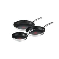 Stegepande Tefal G732S334 Sort Stål Rustfrit stål Ø 24 cm Ø 20 cm (3 enheder)