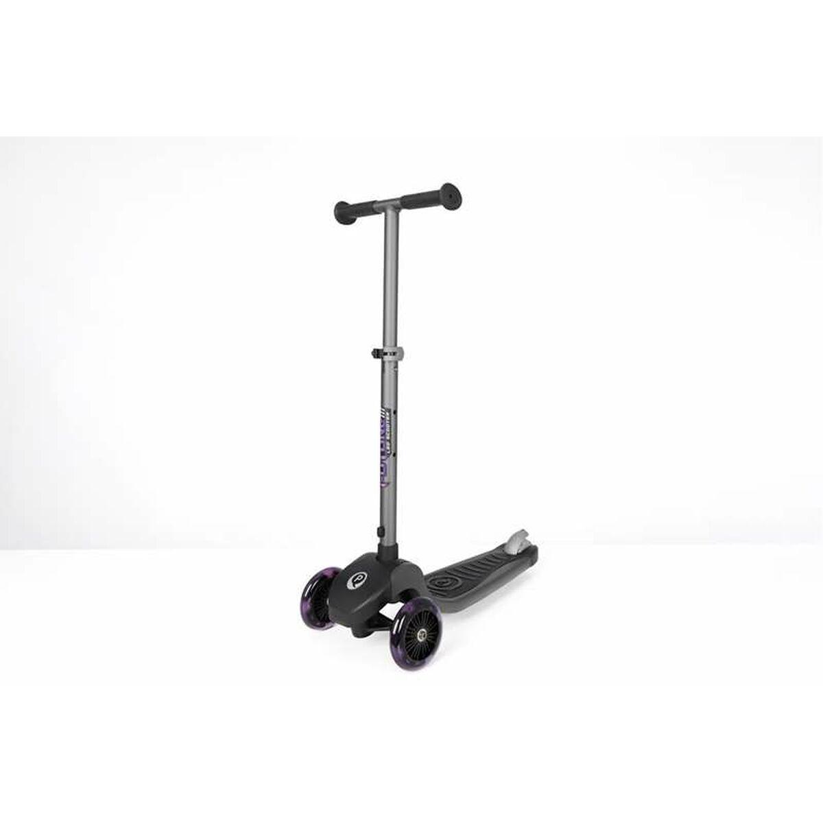 Ociotrends Eco Future løbehjul - lilla, 3 hjul, foldbart