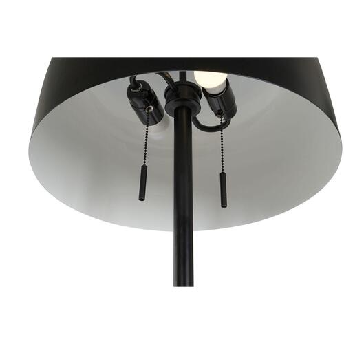 Gulvlampe DKD Home Decor Sort Metal 50 W 220 V 40 x 40 x 150 cm