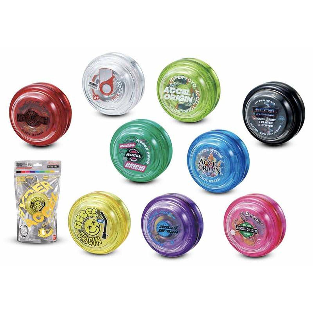 Bandai Accel Hyper yoyo - multifarvet, 11 × 17 × 4 cm
