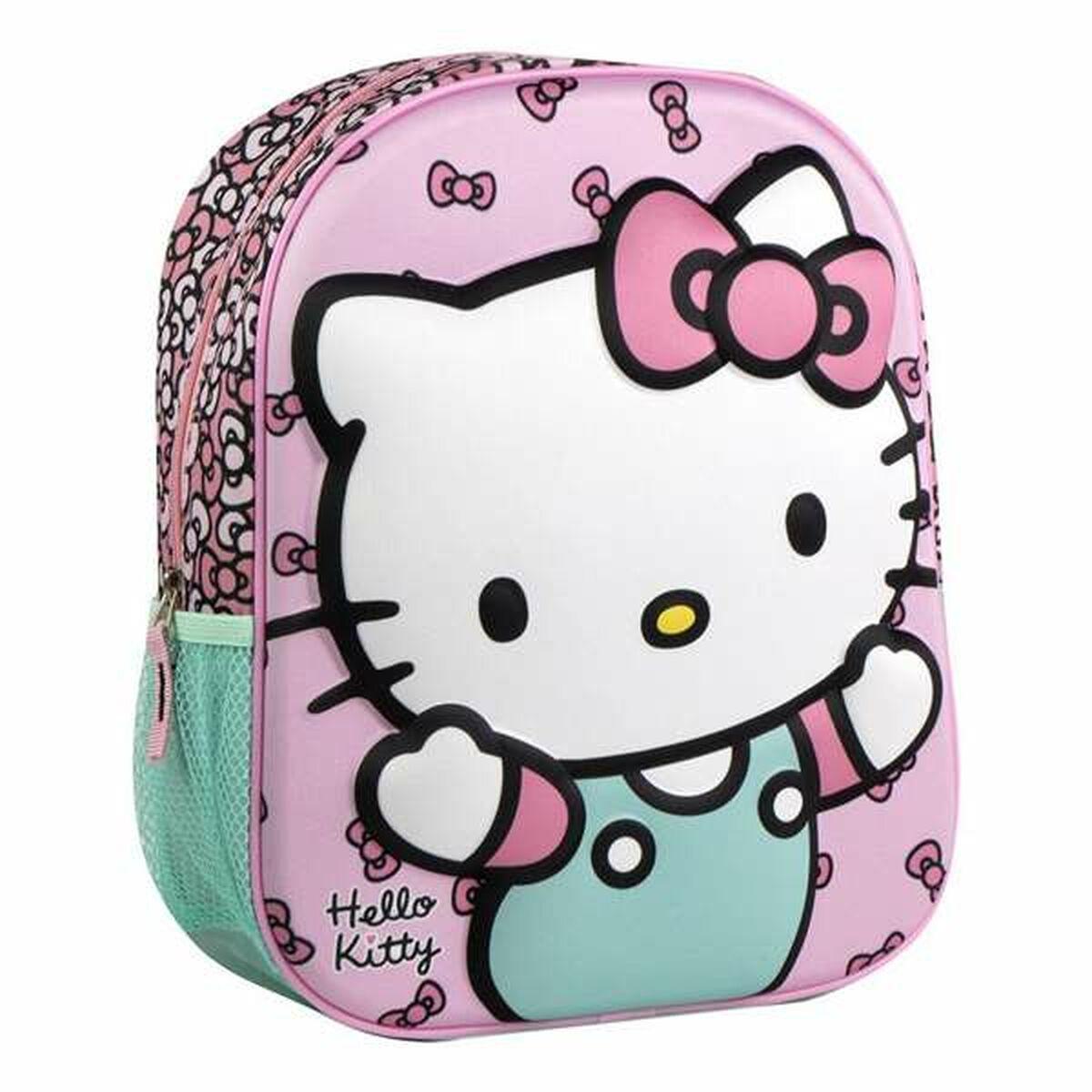 Hello Kitty skoletaske - Pink, 25 × 31 × 10 cm