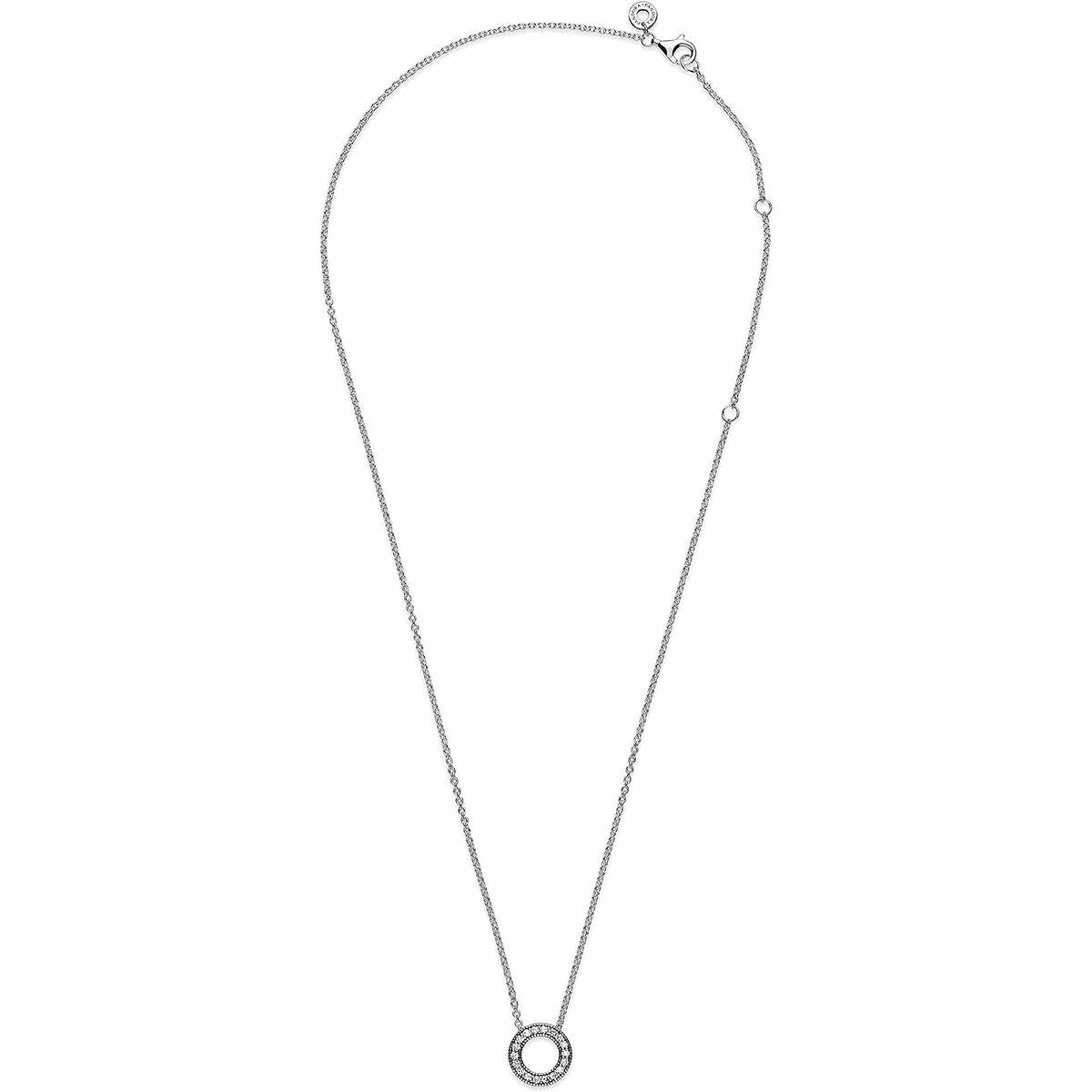 Pandora halskæde til kvinder 397436CZ-45, sølv 45 cm