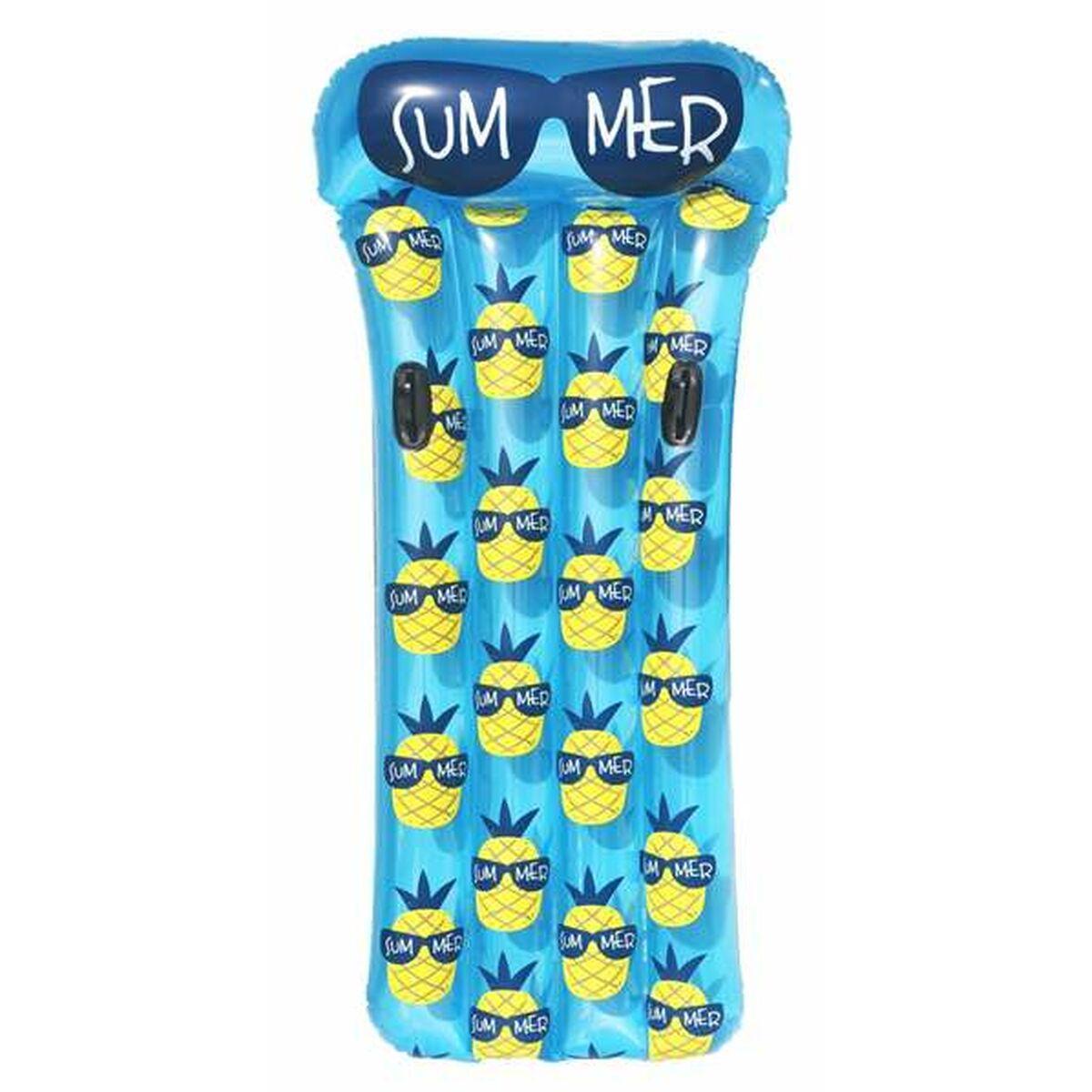 Luftmadras med ananasmotiv - 188 cm, med håndtag