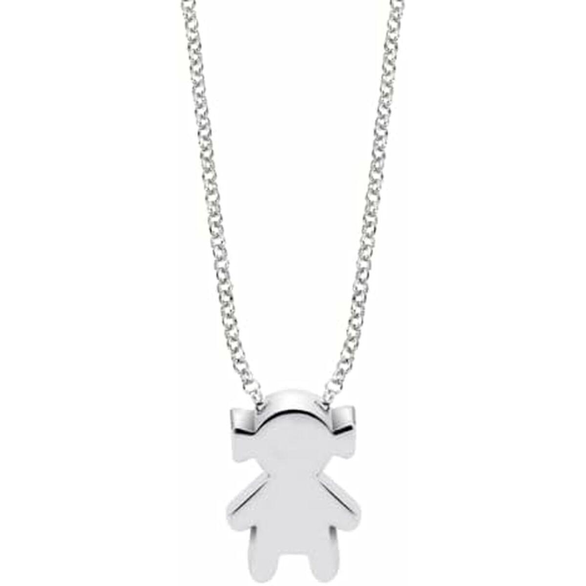 Lotus halskæde til kvinder LP3755-1/1 - sølvfarvet vedhæng