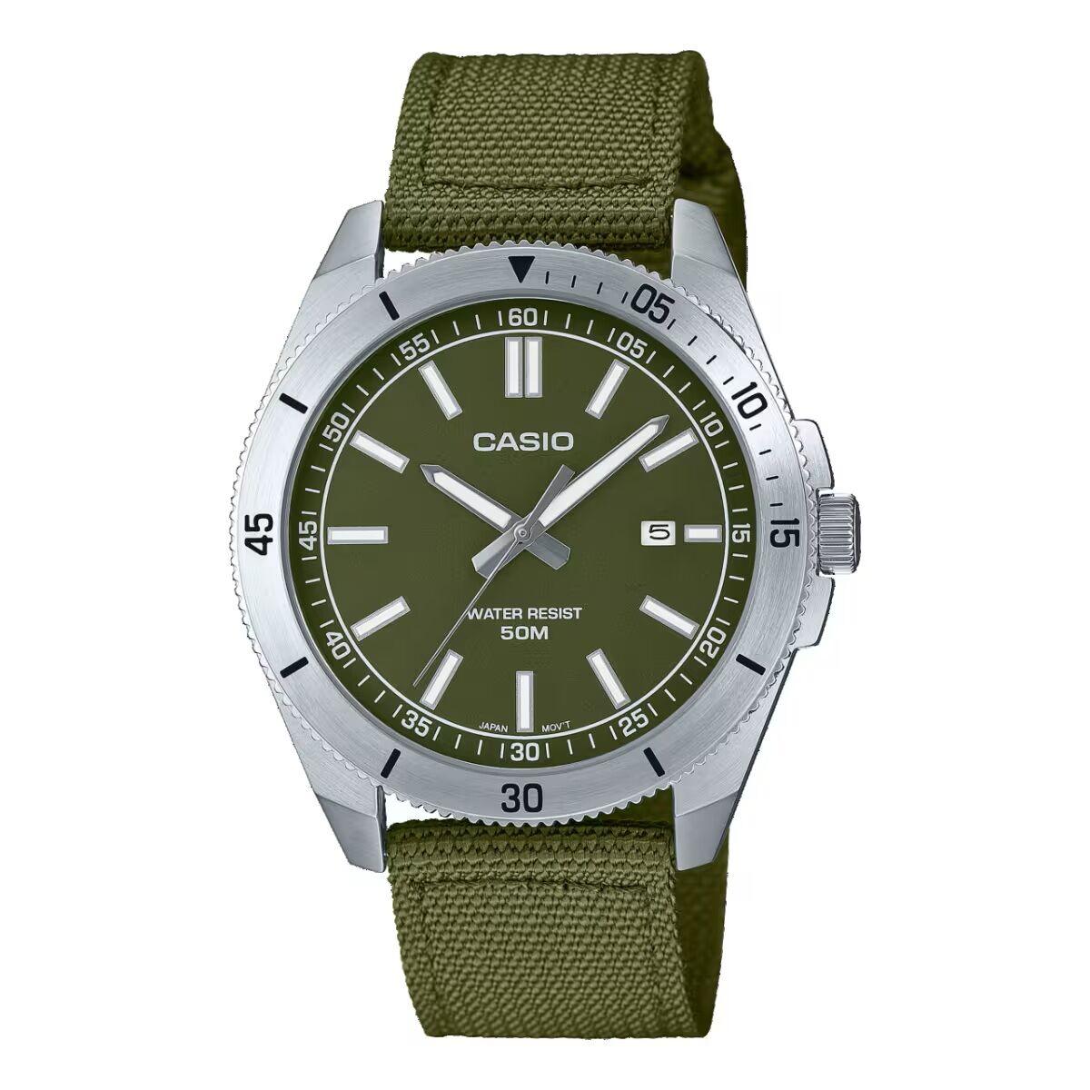 Casio herreur DIVER 50M - Ø 41,5 mm, tekstilrem