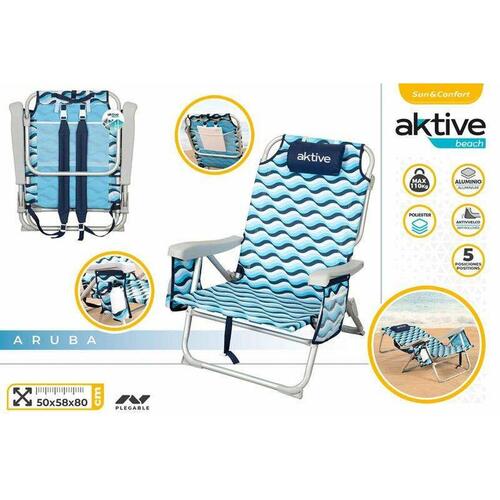 Strandstol Colorbaby 64 x 63 x 28 cm