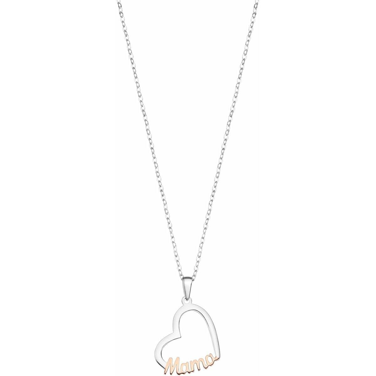 Lotus halskæde til kvinder LP3403-1/1 - hjertevedhæng