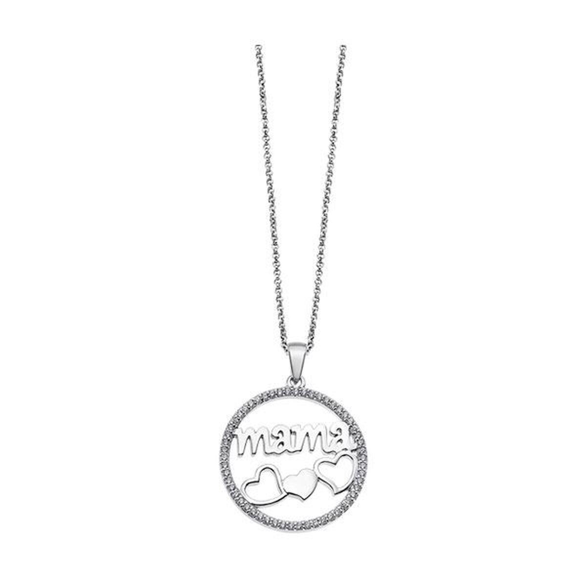 Lotus halskæde til kvinder LP1809-1/1 - rund vedhæng med “mama”