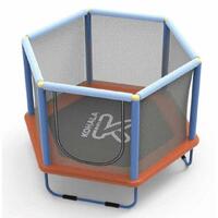 Juniortrampolin med sikkerhedsnet Ociotrends 140 X 110 CM