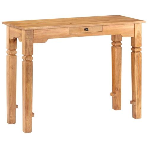 Konsolbord massivt akacietræ 100 x 40 x 76 cm
