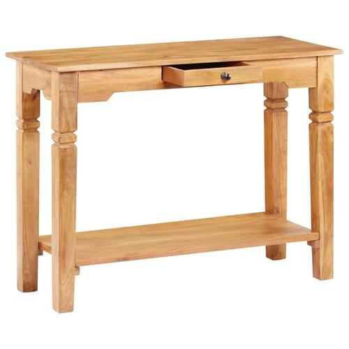 Konsolbord massivt akacietræ 100 x 40 x 76 cm